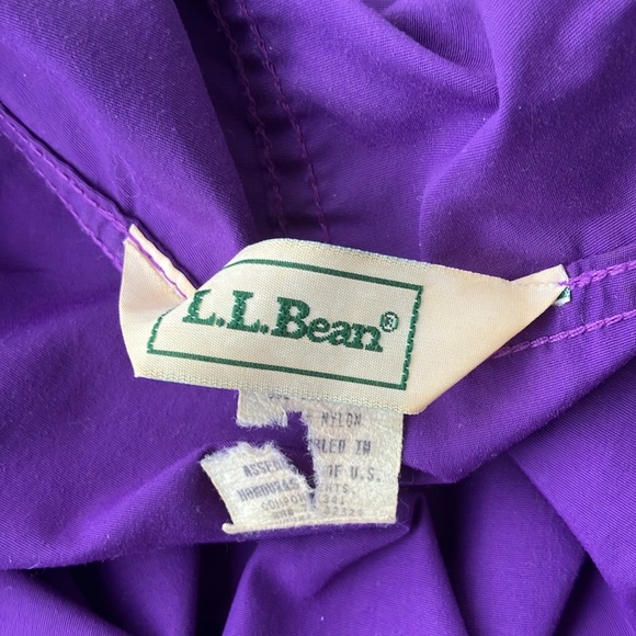 Vintage 80s 90s L.L. Bean Novelty Camping Print Windbreaker - Picture 7 of 9
